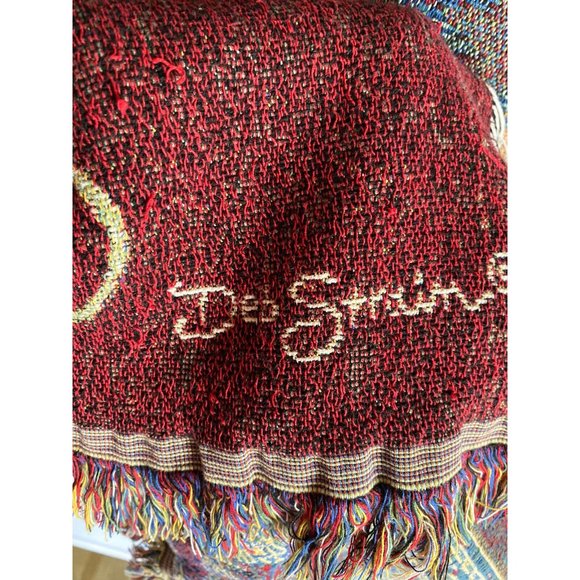 Rooster Farm Chicken Farm Life Woven Tapestry Wall Hanging By Deb Strain 58X51" - Picture 12 of 13